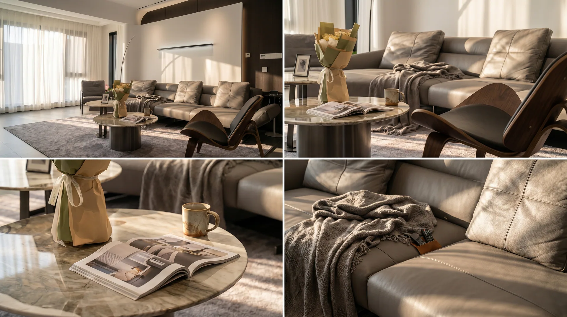 Italian minimalist light luxury residence project image
